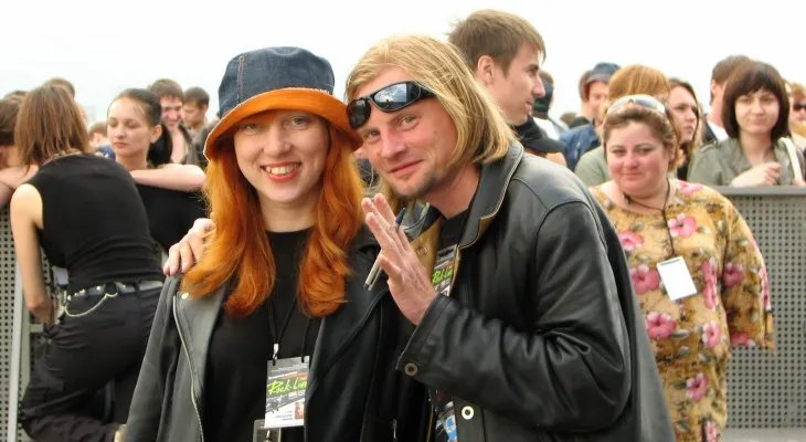 Елена Новокшонова и Сергей Кабанов на фестивале Rock-Line